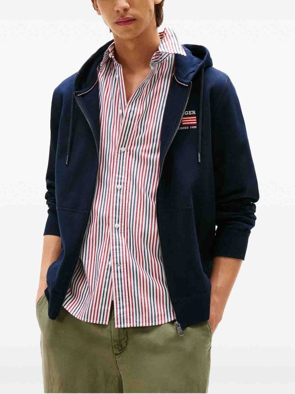 Americana Zip Through Hoody shop online: TOMMY HILFIGER