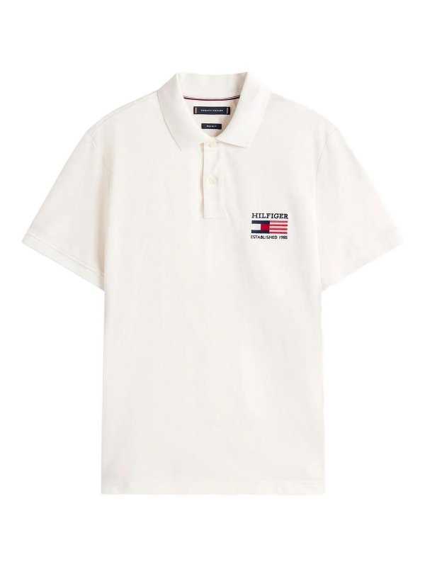 TOMMY HILFIGER: polo - Hilfiger Flag Reg Polo