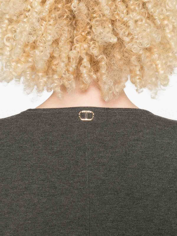 TWINSET buy online 膝丈ドレス - グレー