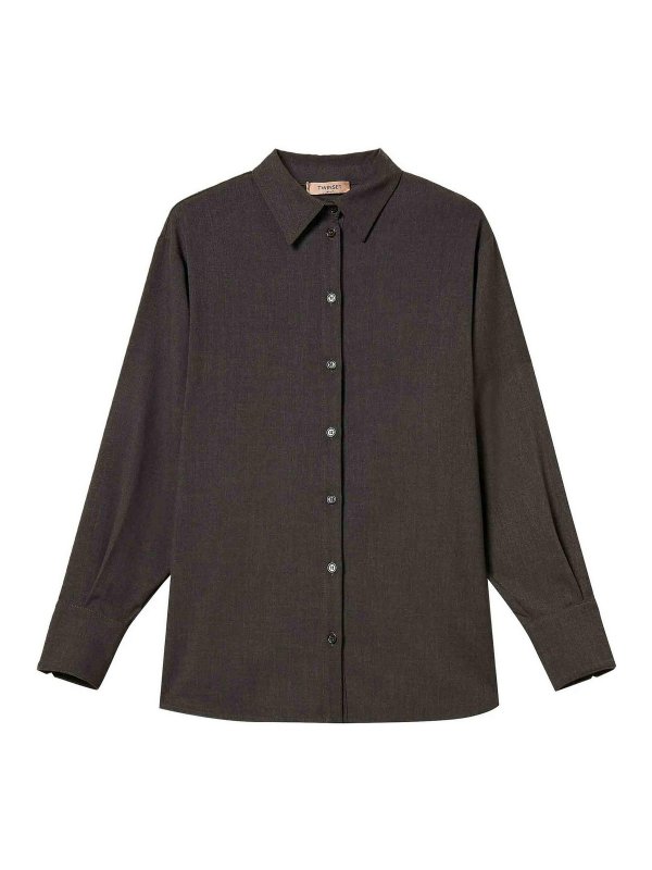 TWINSET: シャツ - シャツ - グレー