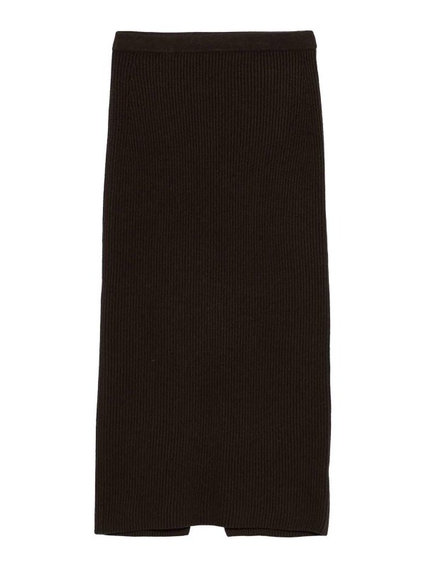 TWINSET: ニーレングススカート＆ミディ丈 - 膝丈/ミディスカート - 黒