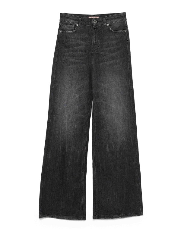 TWINSET: straight leg jeans - Jeans