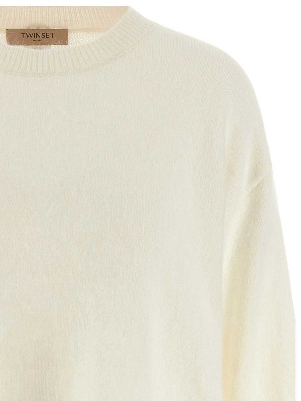 The Best Shops TWINSET: クルーネック - クルーネック - クリーム