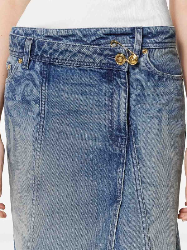 VERSACE buy online Denim skirt