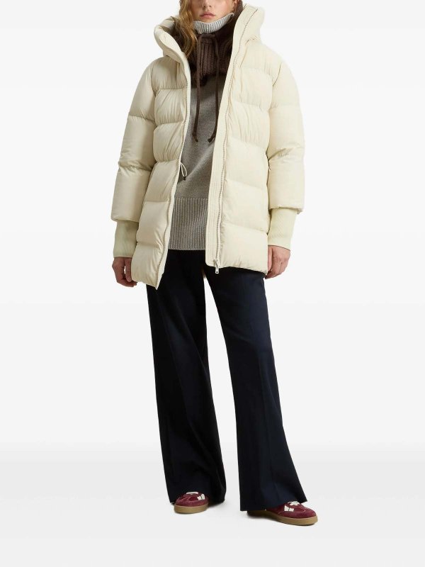 WOOLRICH: knee length coats online - Cloud Madison Coat
