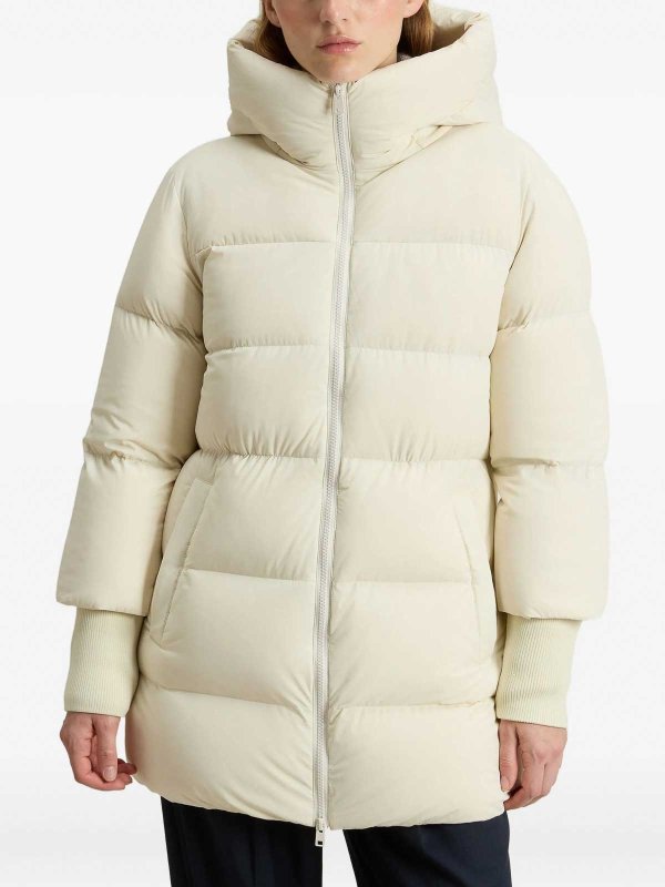 The Best Shops WOOLRICH: knee length coats - Cloud Madison Coat