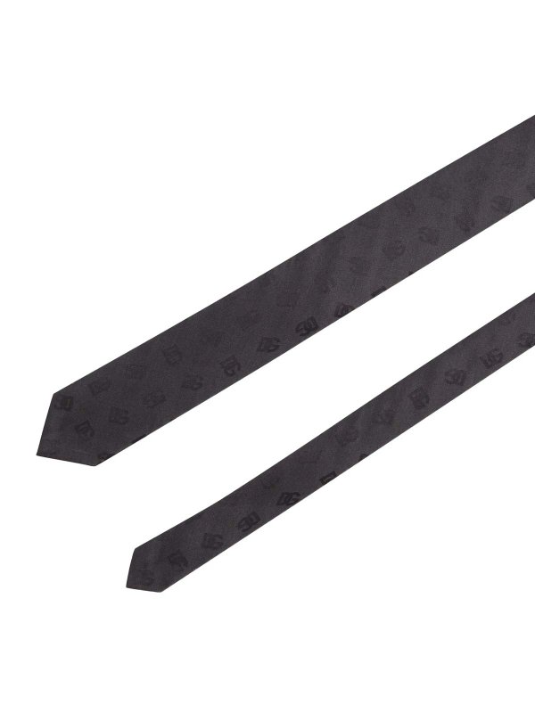 DOLCE & GABBANA: Corbatas y pajaritas online - Corbata - Gris