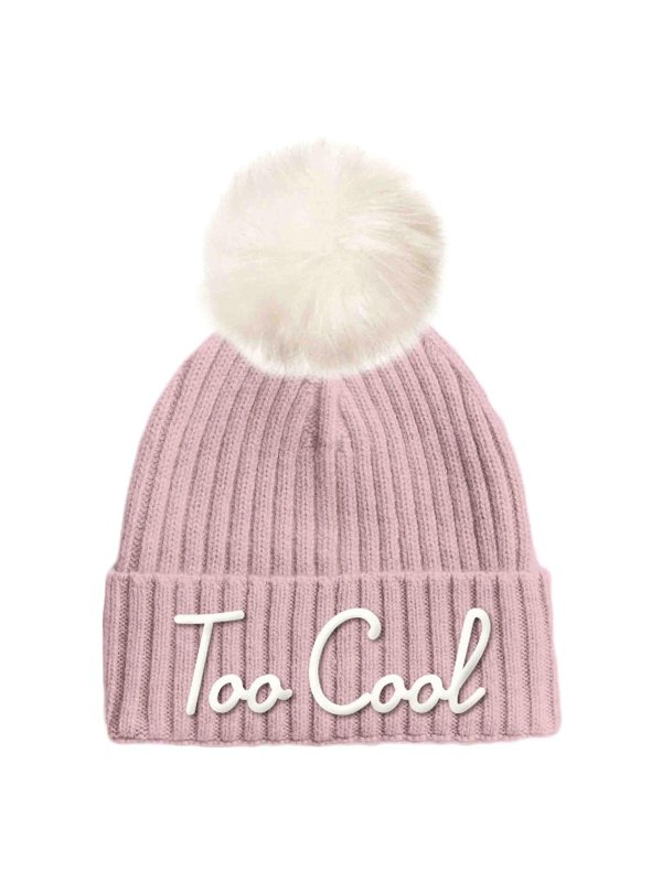 MC2 SAINT BARTH: cappelli - Cappuccio a maglia con pon pon