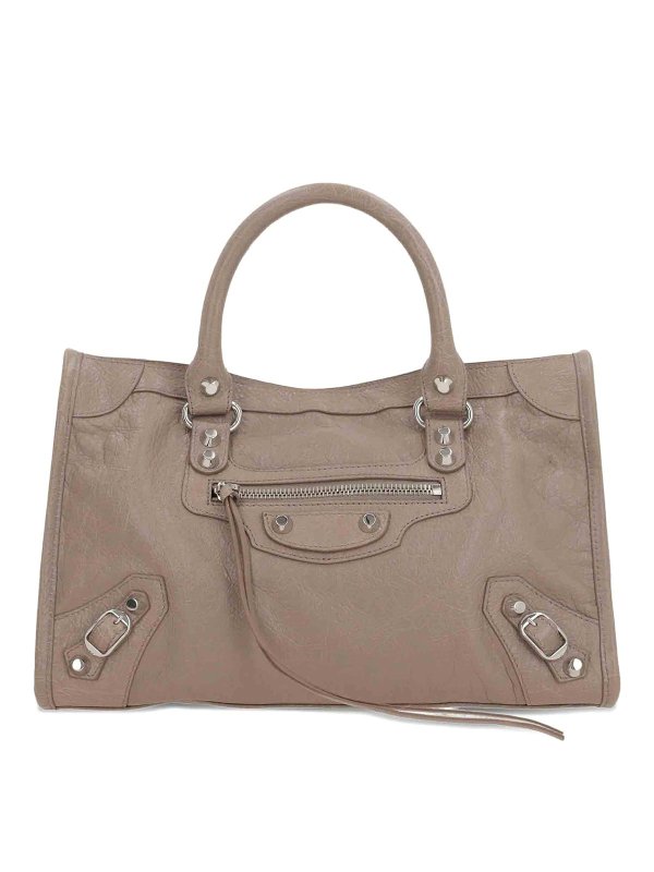 BALENCIAGA: トートバッグ - トートバッグ - グレー