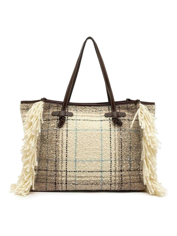 GIANNI CHIARINI: Sacs à main - Sac Cabas - Blanc