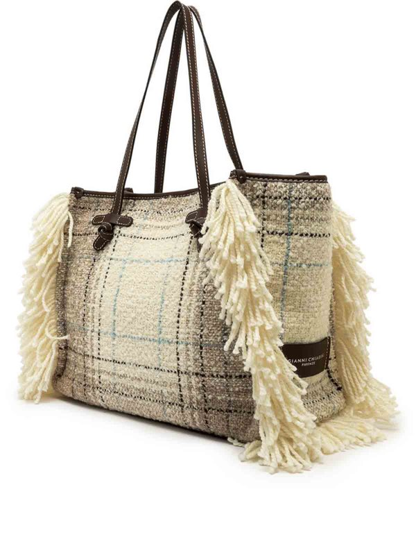 The Best Shops GIANNI CHIARINI: Sacs à main - Sac Cabas - Blanc