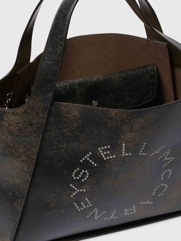 Large tote with logo shop online: STELLA McCARTNEY