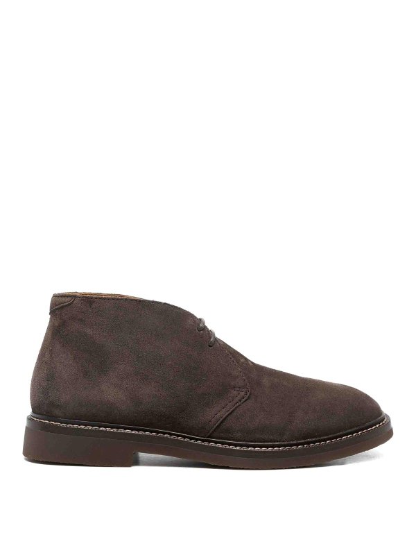 BRUNELLO CUCINELLI: Stiefeletten - Stiefeletten - Grau