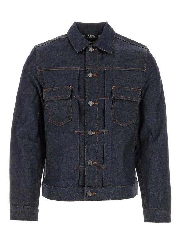 A.P.C.: denim jacket - Outerwear