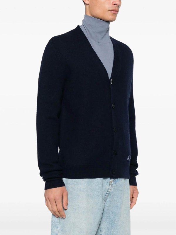 A.P.C. buy online Rundhalspullover - Blau