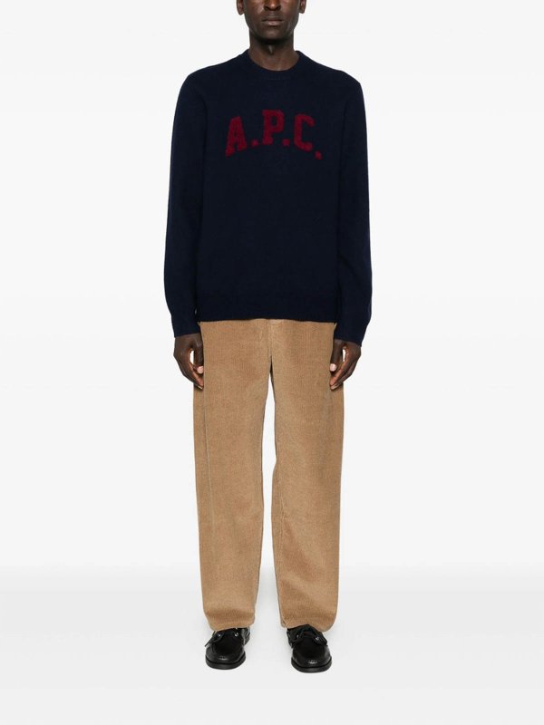 A.P.C. buy online クルーネック - ブルー
