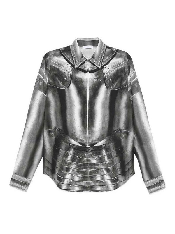 ALEXANDER MCQUEEN: Chemises - Chemise - Gris