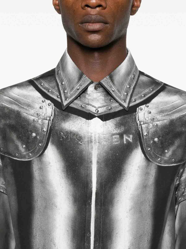 ALEXANDER MCQUEEN: Chemises online - Chemise - Gris