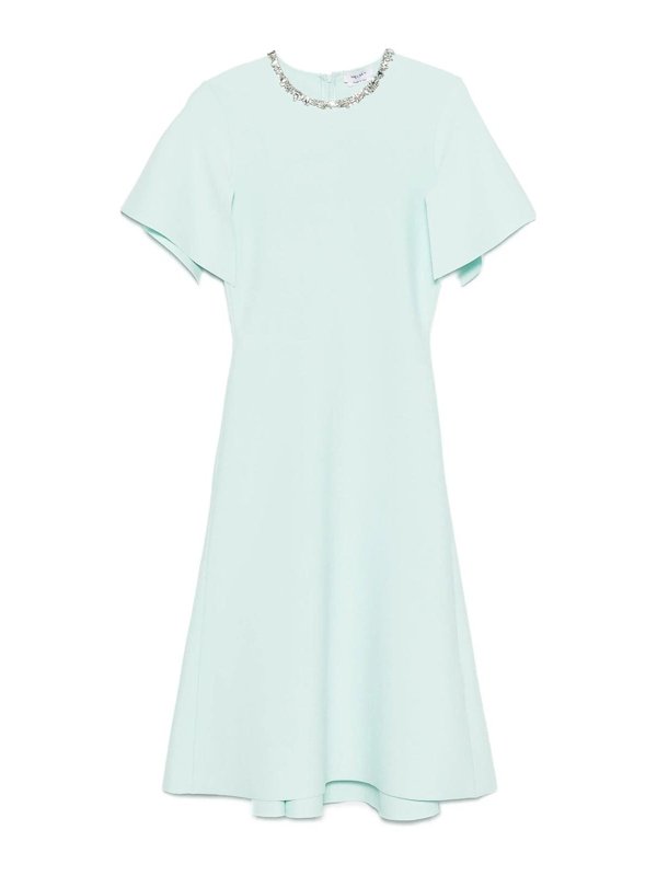 ALEXANDER MCQUEEN: マキシドレス - フレアジーンズ - ブルー