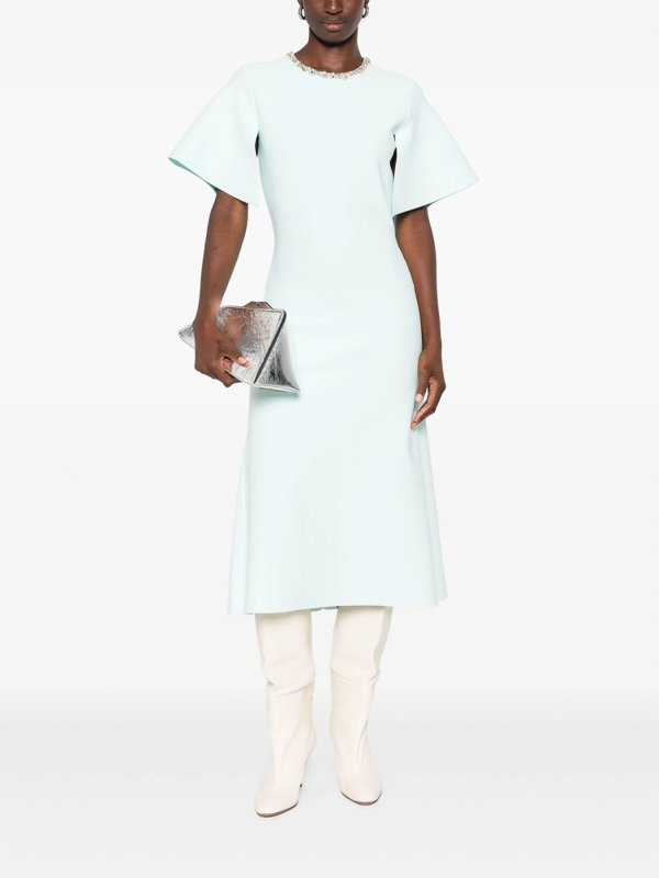 The Best Shops ALEXANDER MCQUEEN: マキシドレス - フレアジーンズ - ブルー