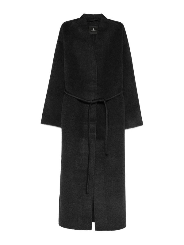 ANINE BING: ロングコート - ロングコート - グレー