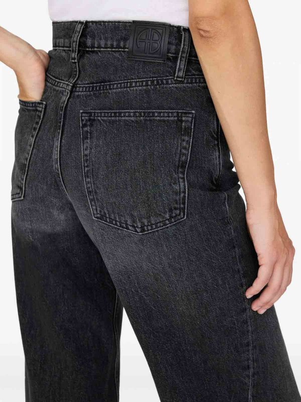 The Best Shops ANINE BING: ベルボトムジーンズ - フレアジーンズ - 黒