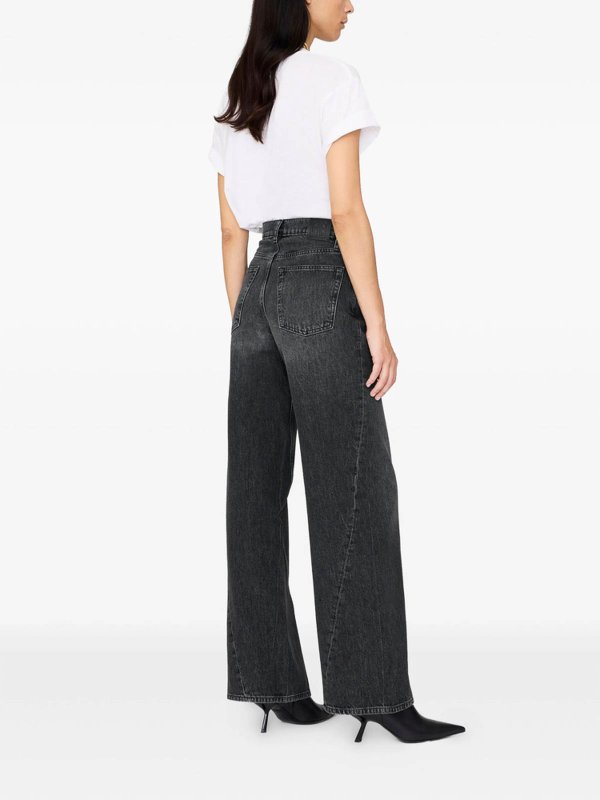 ANINE BING buy online フレアジーンズ - 黒