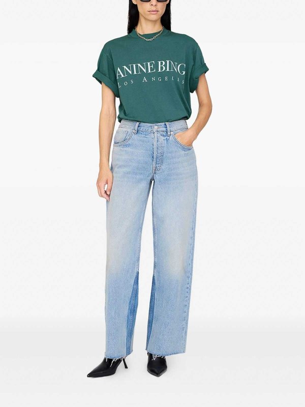 T-Shirt - Vert shop online: ANINE BING