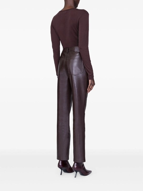 ANINE BING: Strickpullover mit Rundhalsausschnitt online - Rundhalspullover - Braun