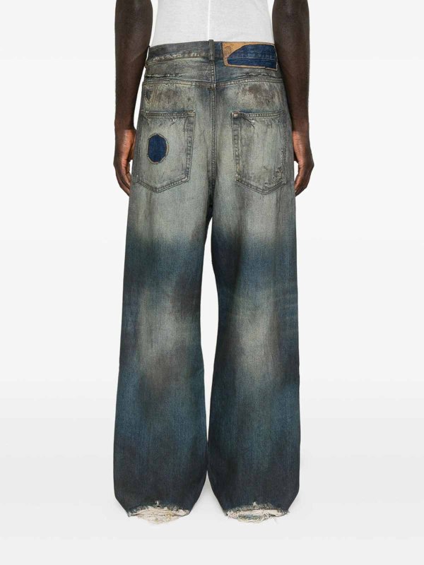 ANN DEMEULEMEESTER buy online フレアジーンズ - ブルー