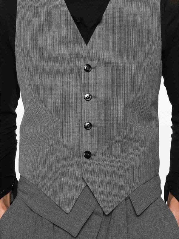 Chaleco - Gris shop online: ANN DEMEULEMEESTER