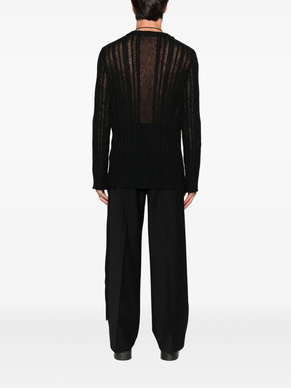 ANN DEMEULEMEESTER buy online Pull Col Rond - Noir