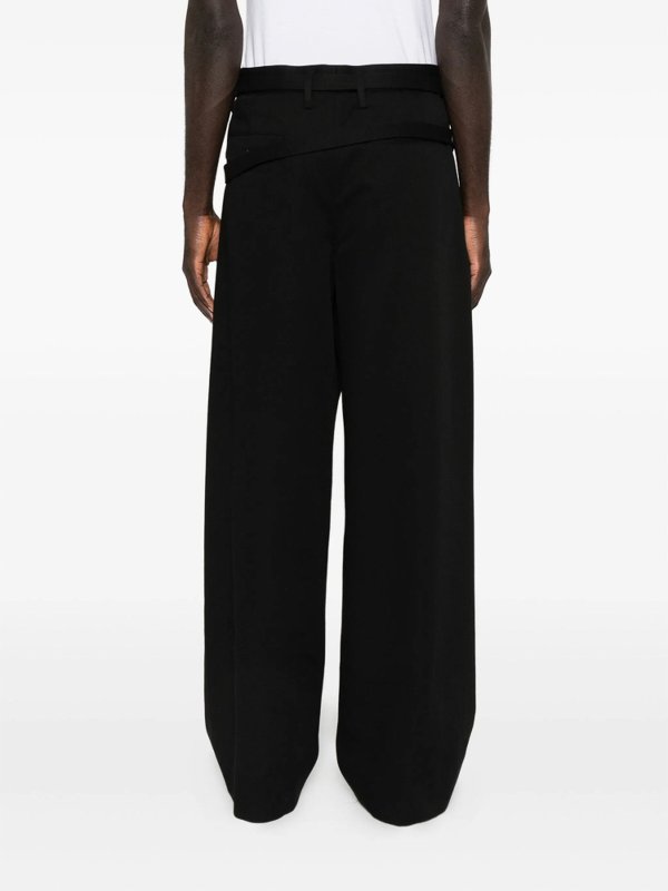 The Best Shops ANN DEMEULEMEESTER: Pantalons casual - Pantalons Décontractés - Noir