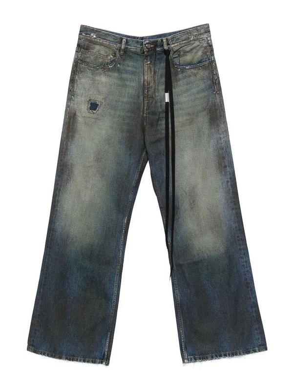 ANN DEMEULEMEESTER: flared jeans - Pants