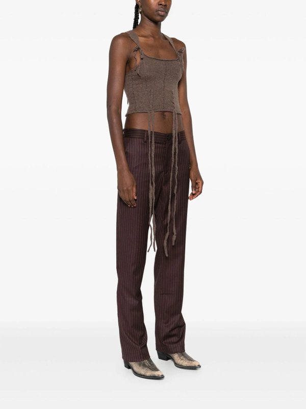 Top - Marrón shop online: ANN DEMEULEMEESTER