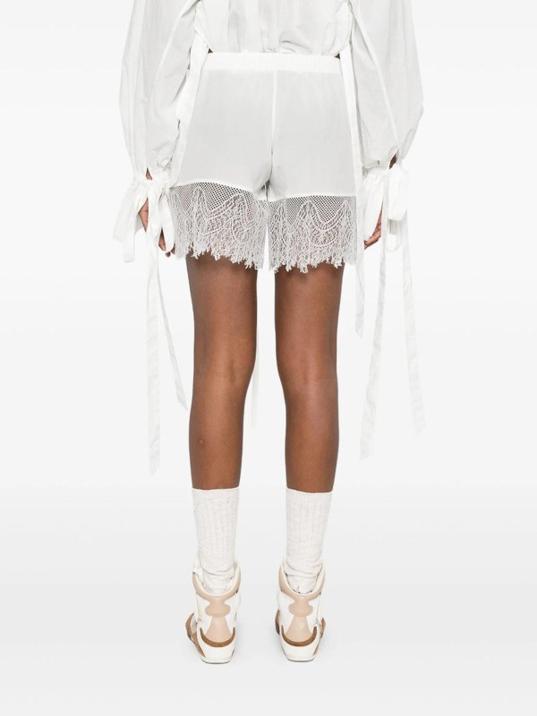ANN DEMEULEMEESTER buy online ショートパンツ - 白
