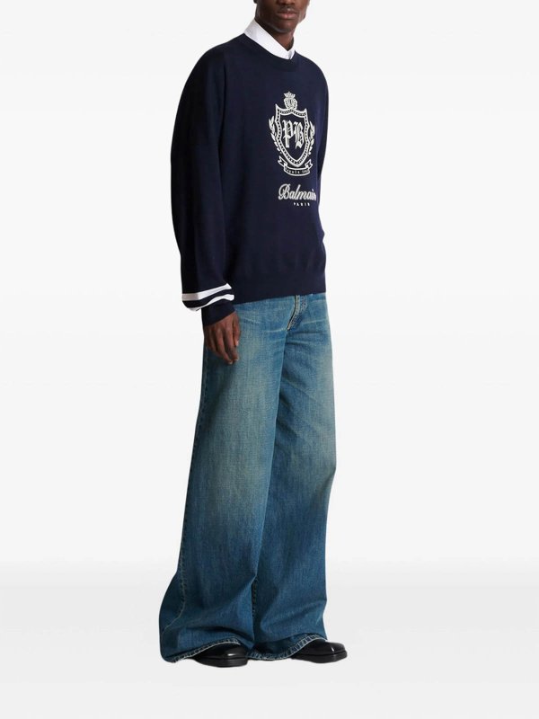 Balmain: crew necks online - Sweater