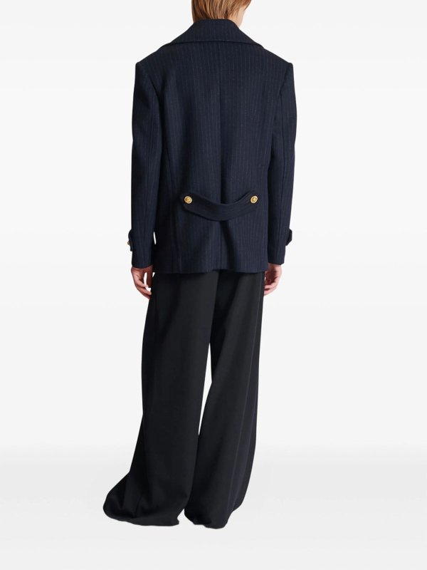 Kurzer Mantel - Blau shop online: Balmain