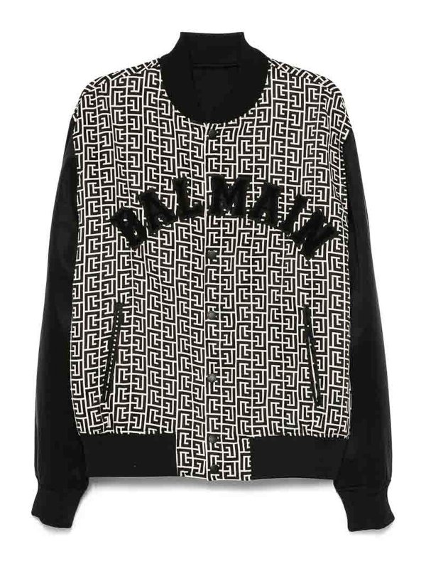 Balmain: ボンバージャケット - ボンバージャケット - 黒