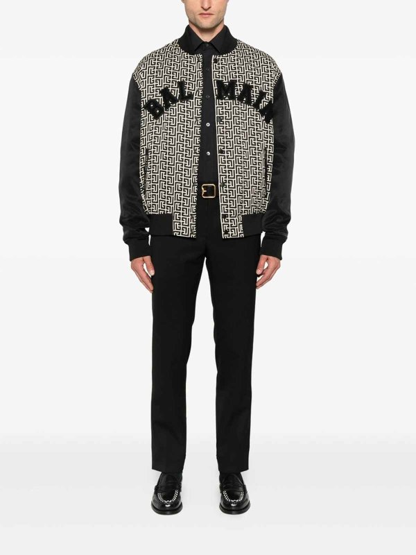 Balmain: ボンバージャケット online - ボンバージャケット - 黒
