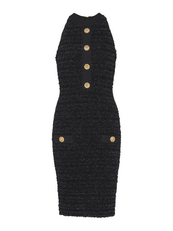 Balmain: Cocktailkleider - Cocktailkleid - Schwarz