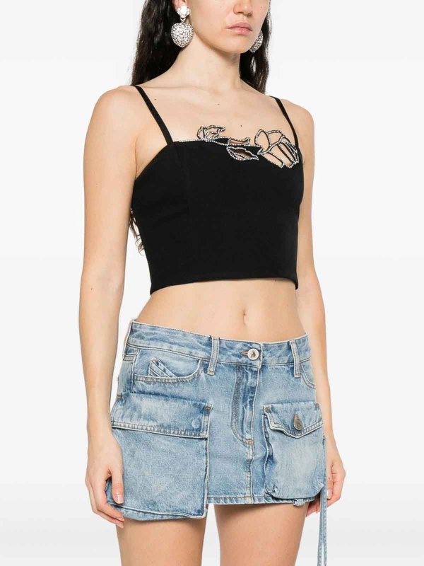 BLUMARINE: Top e canotte online - Superiore