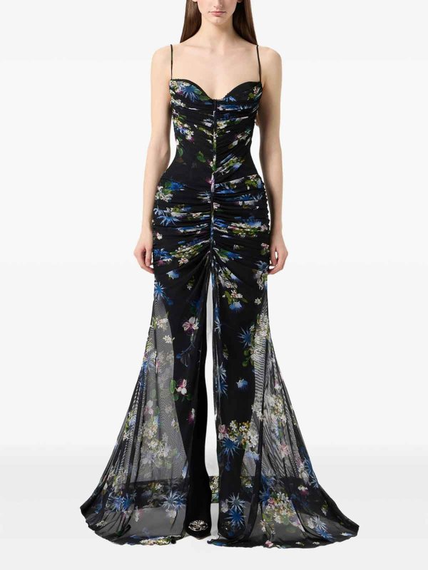 BLUMARINE buy online Langer Rock - Schwarz