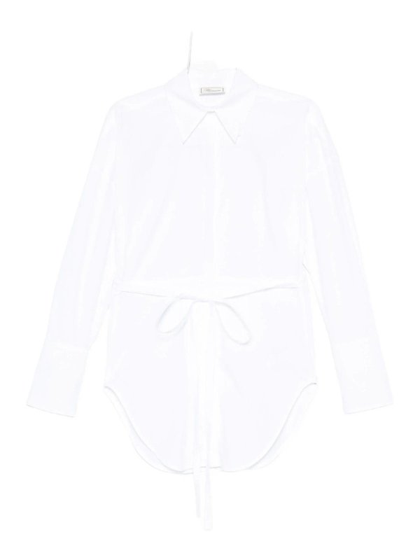 BLUMARINE: Camisas - Camisa - Blanco