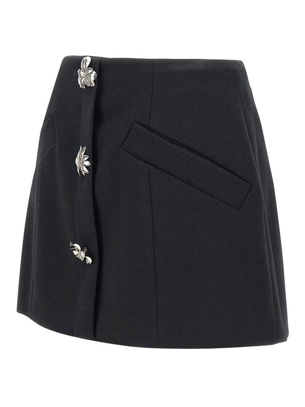 The Best Shops BLUMARINE: Minifaldas - Minifalda - Negro