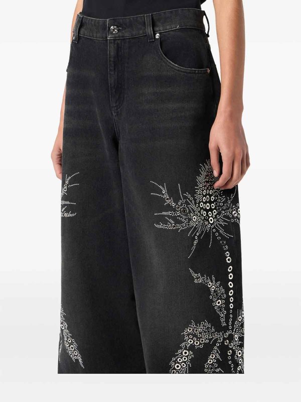 BLUMARINE buy online フレアジーンズ - 黒