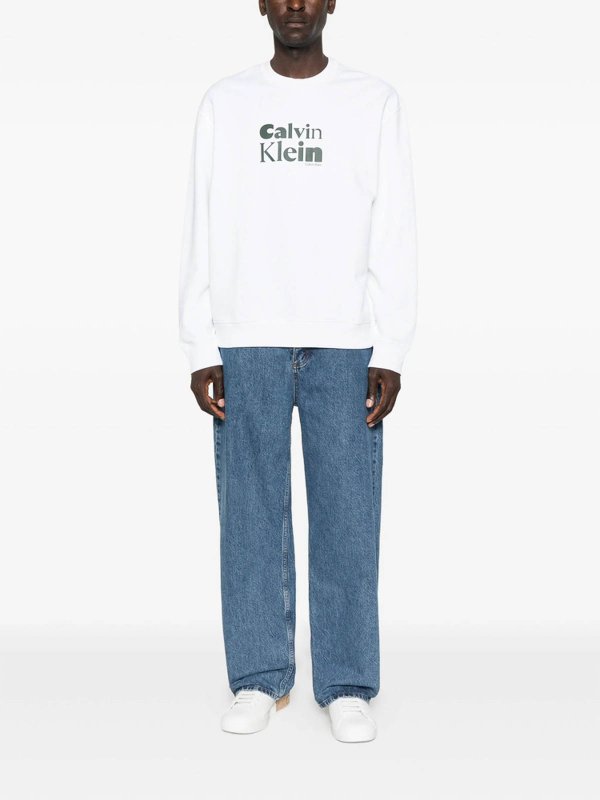 CALVIN KLEIN: Sweatshirts und Pullover online - Sweatshirt - Weiß