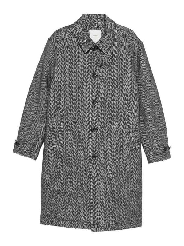 CALVIN KLEIN: Manteaux courts - Manteau Court - Noir