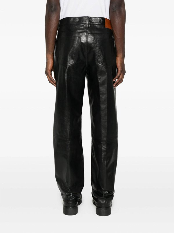 Pantalons En Cuir - Noir shop online: CALVIN KLEIN
