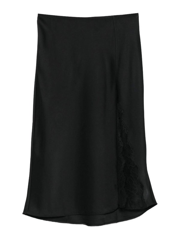 CALVIN KLEIN: Jupes midi et au genou - Jupe Midi - Noir